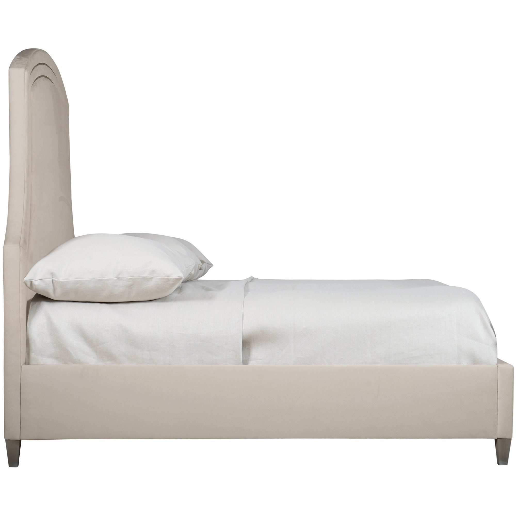 Breanna wing upholstered bed frame deals